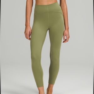 Lululemon Instill high-rise legging 25” size 6 bronze green